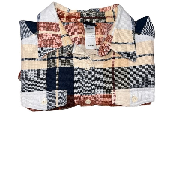 Patagonia Women's Long-Sleeved Fjord Flannel Shirt Plaid Size 2 - Picture 5 of 6
